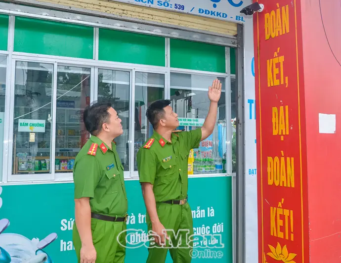 Camera an ninh giữ bình yên địa bàn