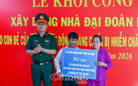 Khởi công mái ấm tri ân
