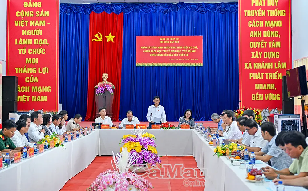 Khảo sát chính sách đặc thù tại xã Khánh Lâm