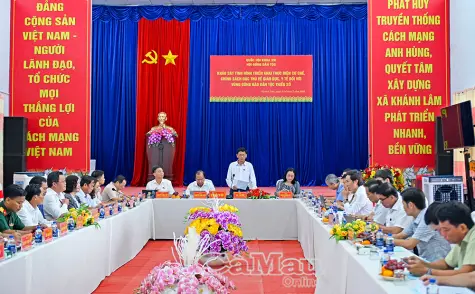 Khảo sát chính sách đặc thù tại xã Khánh Lâm