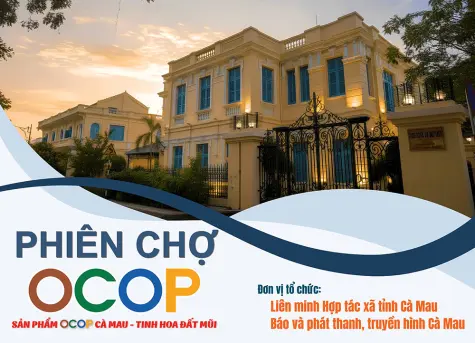 Phiên chợ OCOP Cà Mau ngày 25/7/2026