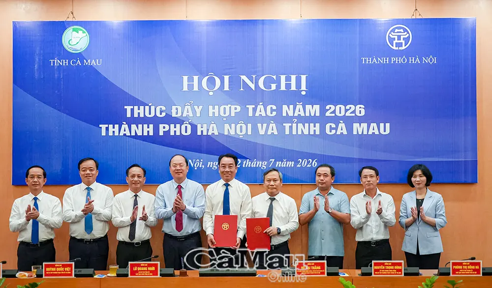 Hà Nội và Cà Mau thúc đẩy hợp tác phát triển