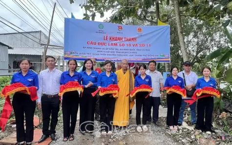 Ninh Quới có thêm 2 cây cầu nối nhịp bờ vui