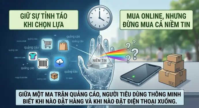 Đừng để chiếc điện thoại "đi chợ" thay mình