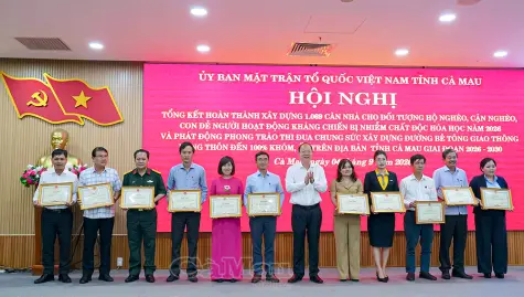 Cà Mau hoàn thành 1.069 căn nhà cho hộ khó khăn