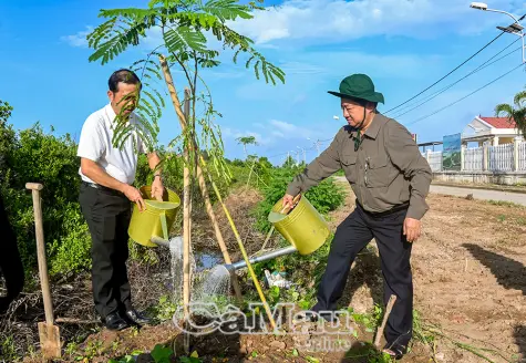 Góp màu xanh cho quê hương