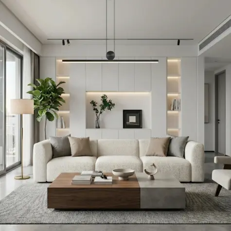 Cách phối bàn trà và sofa để không gian hài hòa hơn
