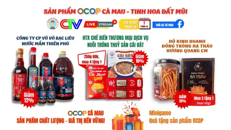 Phiên livestream OCOP ngày 1/10/2026