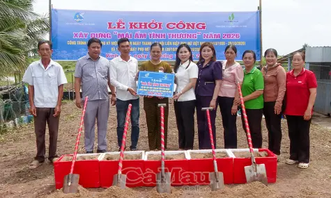 Khởi công 2 “Mái ấm tình thương” cho hội viên phụ nữ khó khăn