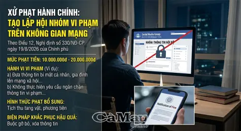 Siết trách nhiệm pháp lý với người tạo lập hội, nhóm trên không gian mạng