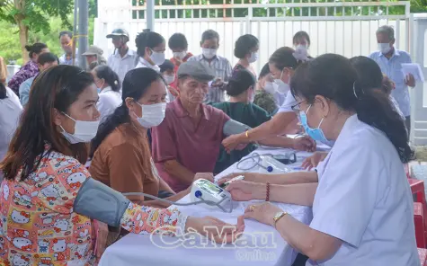 Khám bệnh, cấp thuốc miễn phí cho hơn 400 người dân phường Hoà Thành