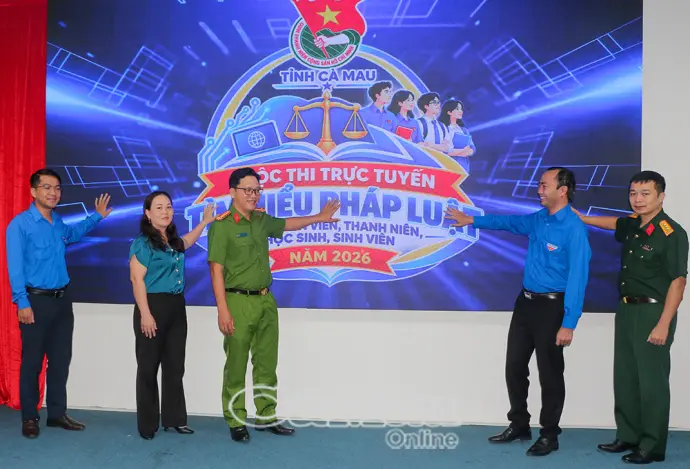 Tuổi trẻ Cà Mau tiên phong tìm hiểu pháp luật, thúc đẩy chuyển đổi số