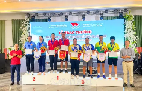 Bi sắt Cà Mau giành 2 huy chương tại Giải vô địch bãi biển Quốc gia 2026