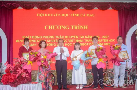 Cà Mau phát động phong trào khuyến tài năm 2026-2027