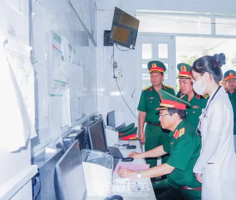 Quân khu 9 kiểm tra kết quả hoạt động các bệnh viện Quân - Dân y tại Cà Mau