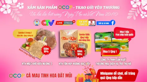 Phiên livestream OCOP ngày 15/10/2026