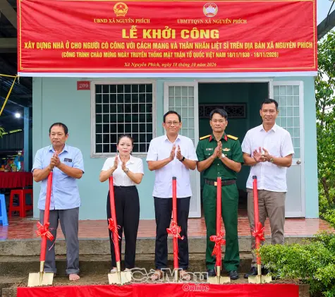 Nguyễn Phích khởi công 20 căn nhà nghĩa tình trong tháng 10