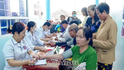 Xã Trí Phải tăng tốc khám sức khoẻ toàn dân
