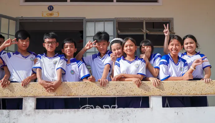 Ổn định trường lớp sau sắp xếp