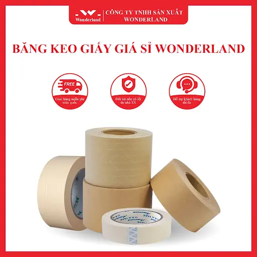 Wonderland và giải pháp băng keo giấy cho nhu cầu sử dụng thực tế