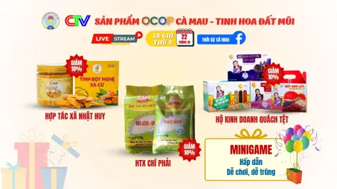 Phiên livestream OCOP ngày 22/10/2026