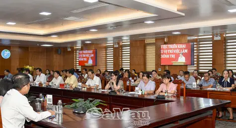 Xây dựng cơ sở dữ liệu vị trí việc làm thống nhất trong toàn hệ thống chính trị