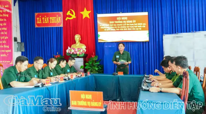Khai mạc diễn tập chiến đấu phòng thủ xã Tân Thuận năm 2026