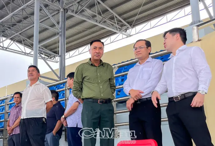 Khảo sát Khu Liên hợp Thể dục thể thao tỉnh Cà Mau