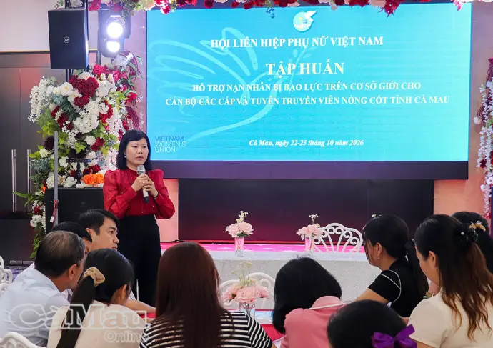 Nâng cao kiến thức, kỹ năng hỗ trợ nạn nhân bị bạo lực trên cơ sở giới