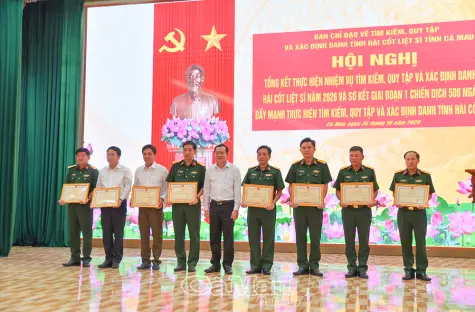 Cà Mau quyết tâm thực hiện hiệu quả Chiến dịch 500 ngày đêm tìm kiếm hài cốt liệt sĩ