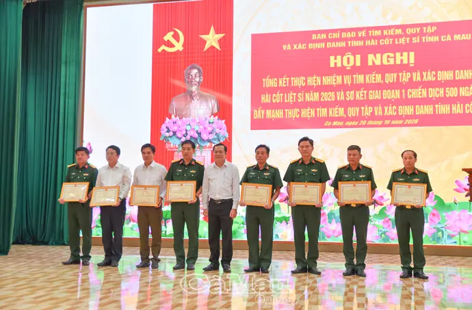 Cà Mau quyết tâm thực hiện hiệu quả Chiến dịch 500 ngày đêm tìm kiếm hài cốt liệt sĩ